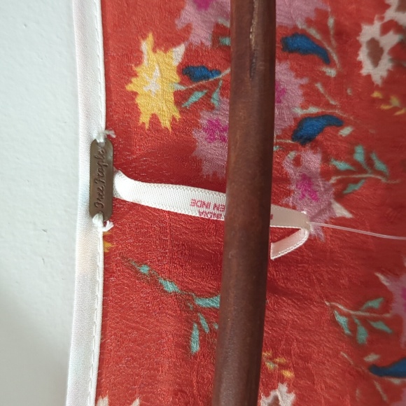 Free People Covent Garden Floral Wrap Dress NWT - Picture 7 of 9